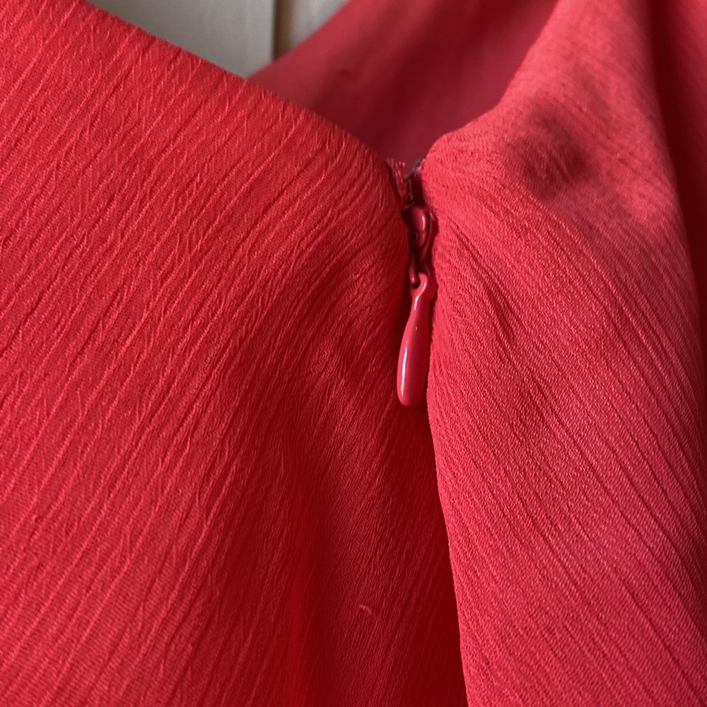 DKNY CORAL RUFFLE SLEEVELESS DRESS - Picture 5 of 9